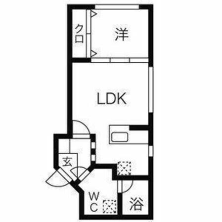 ラフィネ北円山の物件間取画像